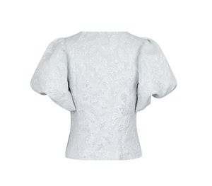 Neo Noir Camia Bluse Sølvmetallic