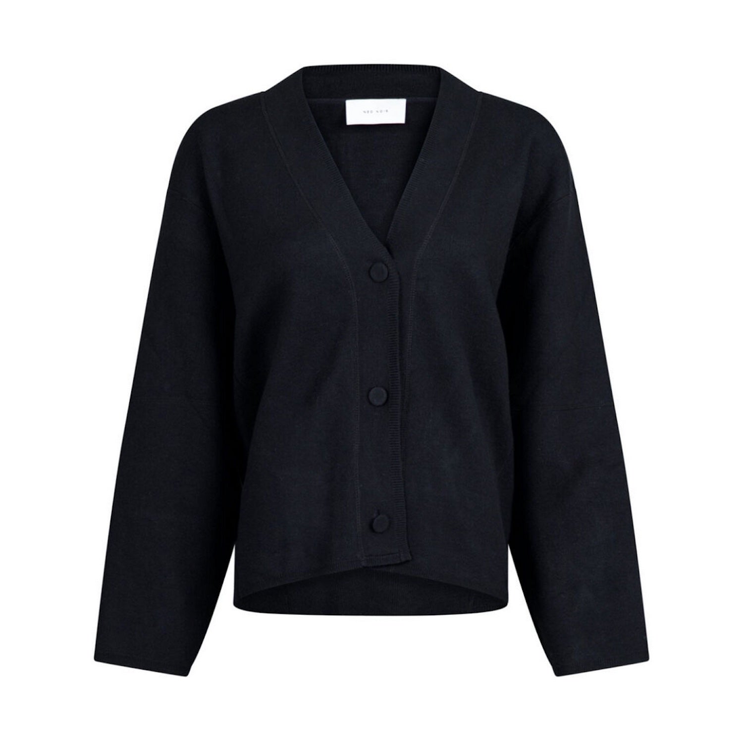 Neo Noir Amelie cardigan sort