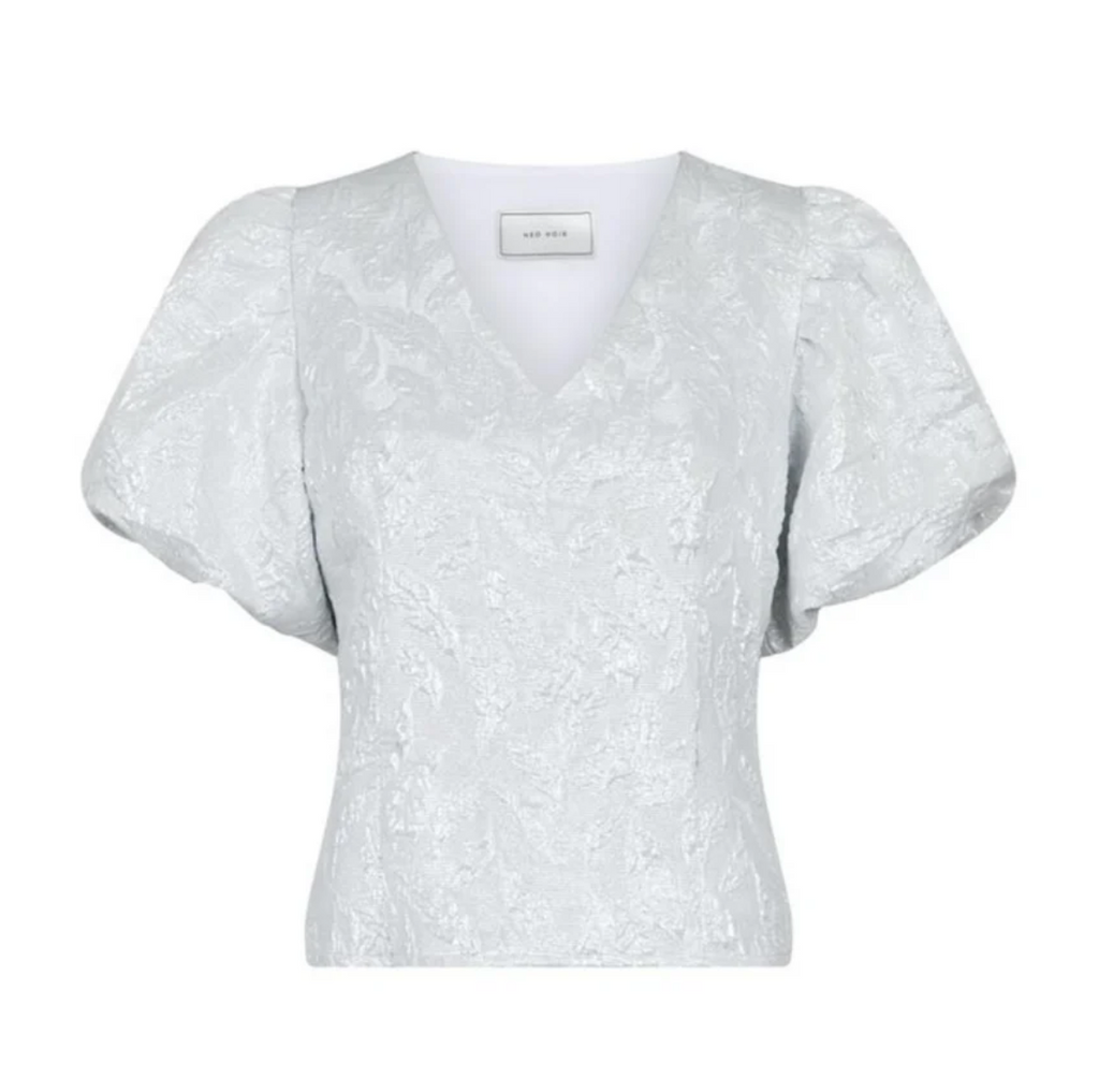 Neo Noir Camia Bluse Sølvmetallic