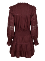 Neo Noir Aran Kjole Bordeaux