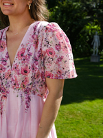 Neo Noir Serna Blomster Kjole Pink