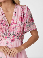 Neo Noir Serna Blomster Kjole Pink