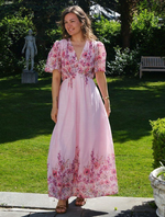 Neo Noir Serna Blomster Kjole Pink