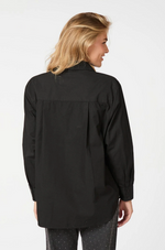 Neo Noir Dalma C Poplin Skjorte Sort