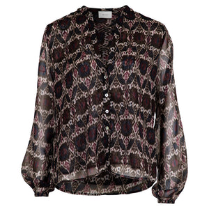 Neo Noir Cherie Indie Skjorte Sort